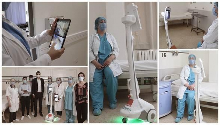 في تعاون مشترك بين Enova Robotics و أورنج تونس و  Dräxlmaier: الروبوت &quot; Zourni&quot; يدخل حيّز العمل بمستشفى عبد الرحمان مامي